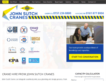 Tablet Screenshot of johnsutchcranes.co.uk